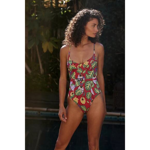 New Anthropologie Solid & Striped Spencer One-Piece Swimsuit $188 SMALL - Picture 1 of 5